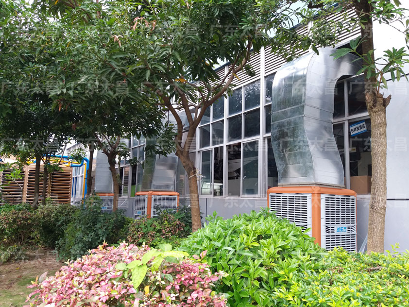 不知道大型廠房怎么降溫？看看環(huán)?？照{(diào)是怎么做到的