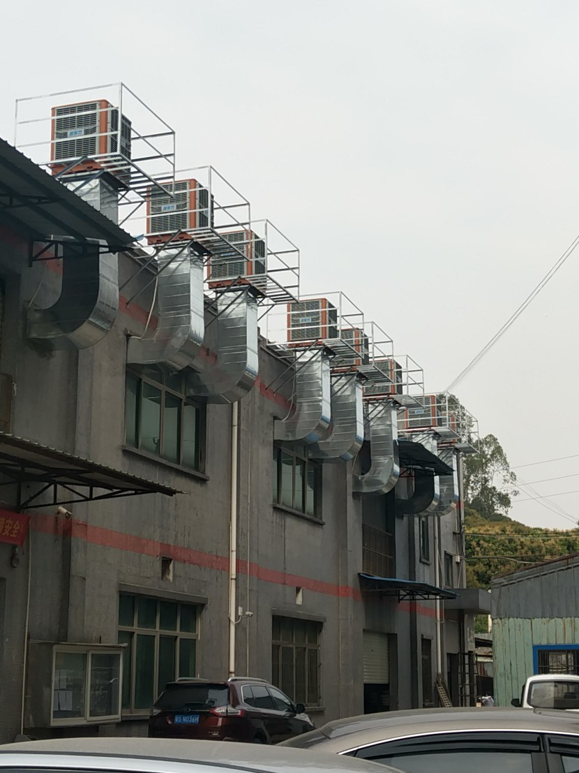 打磨車間環(huán)?？照{(diào)降溫工程