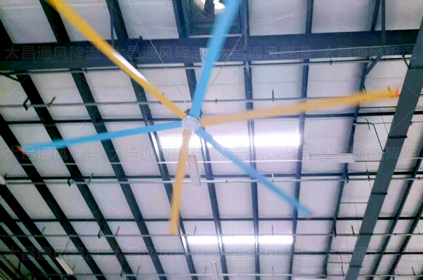 剛結(jié)構(gòu)廠房工業(yè)大風扇如何安裝呢？