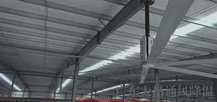 工業(yè)大風扇在高溫車間通風降溫效果好嗎？
