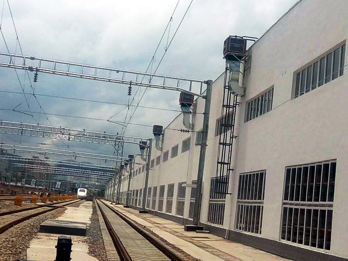 火車站高鐵站安裝節(jié)能環(huán)?？照{(diào)